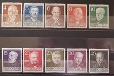 Berlin MiNr. 91 - 100 Männer