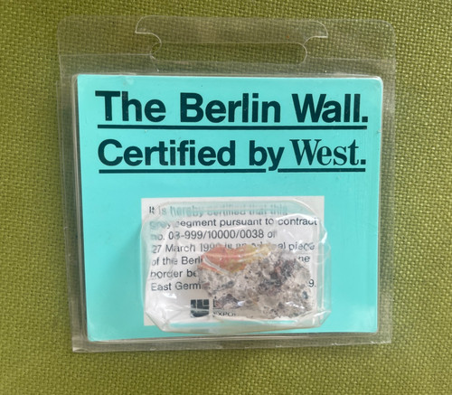 Original stück berliner mauer - berliner,