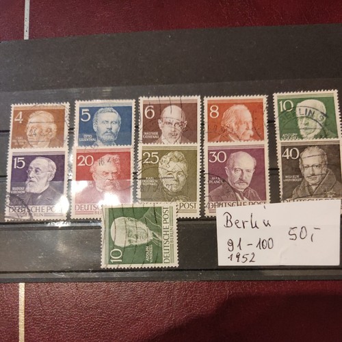 Berlin 100 gestempelt - 91-100,