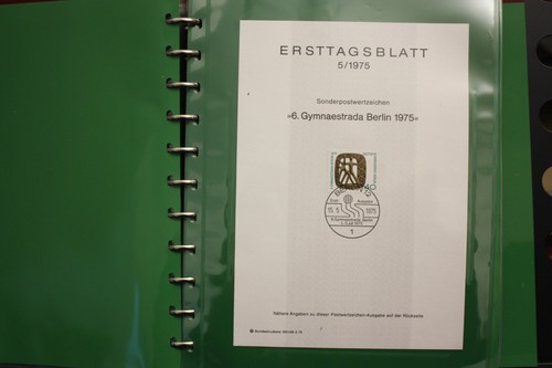 Ersttagsblätter berlin - ersttagsblätter,