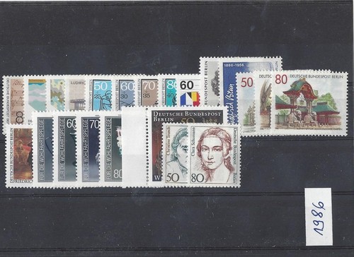 Berlin jahrgänge 1986 - berlin, 1986-1990