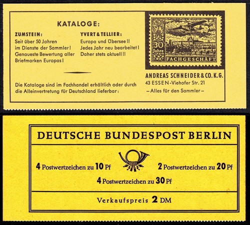 Berlin markenheftchen rlv - 5, c