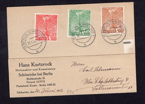 Berlin fdc michel nummer - nummer, 88