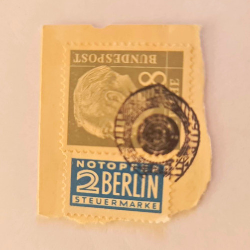 Berlin notopfer steuermarke - berlin, notopfer-steuermarke