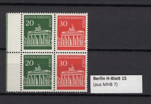 Berlin blatt postfrisch - 15,