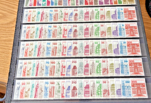 Briefmarken berlin burgen und - burgen,