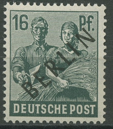 Berlin 1948 schwarzaufdruck - 1948,