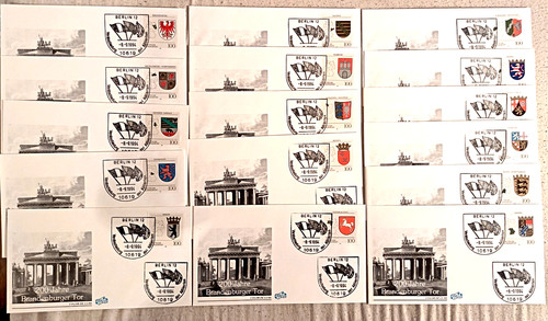 Berlin 15x sonderstempel - sonderstempel, sst