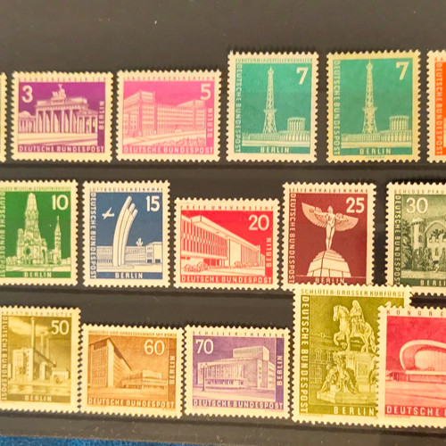 Berlin 1956 satz - satz, bauwerke