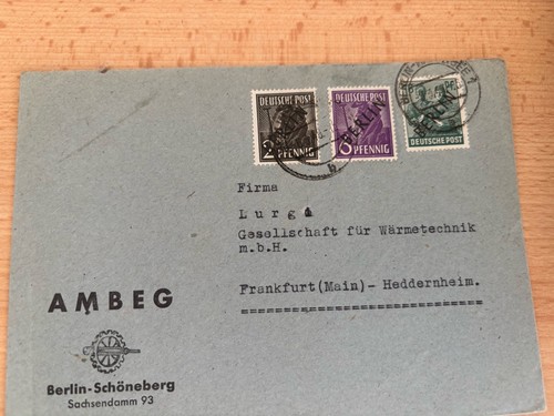 Berlin 1948 brief - berlin, ambeg